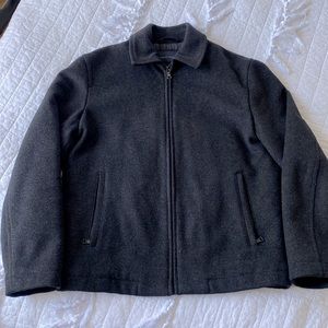 Banana Republic Charcoal Grey Wool Nylon and Cashmere Coat